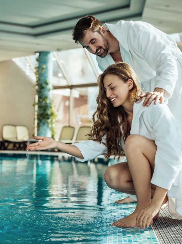 Luxury indoor swimming pool